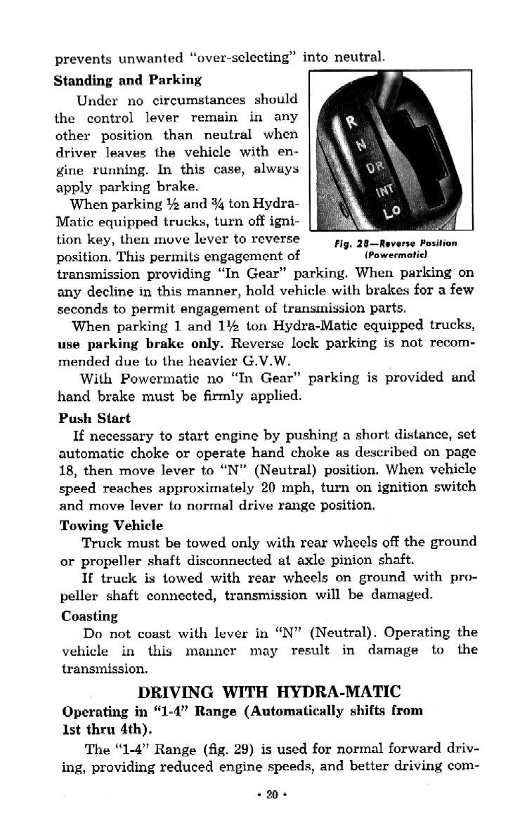 1957 Chevrolet Trucks Operators Manual Page 10